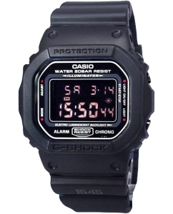 Купить Японские наручные часы Casio G-SHOCK DW-5600MS-1D с хронографом  в E-mobi