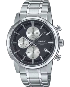 Купить Японские наручные часы Casio Collection MTP-E510D-1A2 с хронографом  в E-mobi