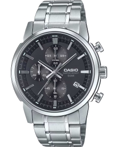 Купить Японские наручные часы Casio Collection MTP-E510D-1A1 с хронографом  в E-mobi