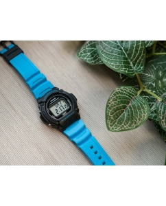 Купить Японские наручные часы Casio Collection W-219H-2A2VEF с хронографом  в E-mobi