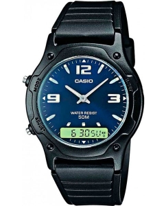 Купить Японские наручные часы Casio Collection AW-49HE-2AVEG с хронографом  в E-mobi