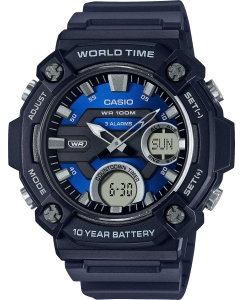 Купить Японские наручные часы Casio Collection AEQ-120W-2A с хронографом  в E-mobi