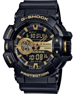 Купить Японские наручные часы Casio G-SHOCK GA-400GB-1A9 с хронографом  в E-mobi