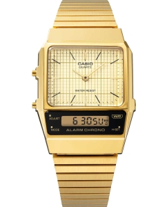 Купить Японские наручные часы Casio Vintage AQ-800EG-9A с хронографом  в E-mobi