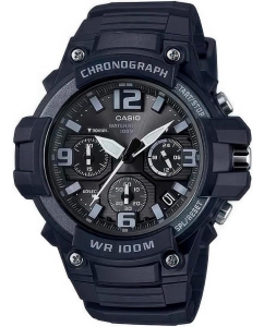 Купить Японские наручные часы Casio Collection MCW-100H-1A3 с хронографом  в E-mobi