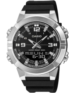 Купить Японские наручные часы Casio Collection AMW-870-1A с хронографом  в E-mobi