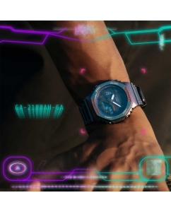 Купить Японские наручные часы Casio G-SHOCK GA-2100AH-6A с хронографом  в E-mobi