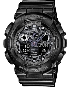 Купить Японские наручные часы Casio G-SHOCK GA-100CF-1A с хронографом  в E-mobi