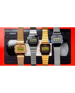 Купить Японские наручные часы Casio Vintage A700WEG-9AEF с хронографом  в E-mobi