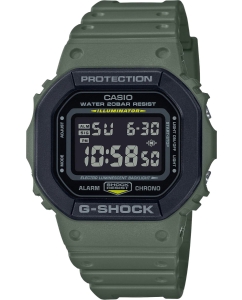 Купить Японские наручные часы Casio G-SHOCK DW-5610SU-3ER с хронографом  в E-mobi