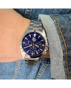 Купить Японские наручные часы Casio Edifice EFV-630D-2A с хронографом  в E-mobi