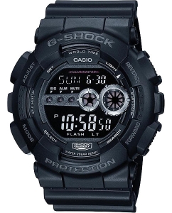 Купить Японские наручные часы Casio G-SHOCK GD-100-1B с хронографом  в E-mobi