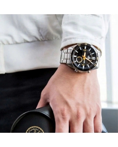 Купить Японские наручные часы Casio Edifice EFV-C100D-1B с хронографом  в E-mobi