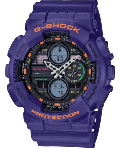 Купить Японские наручные часы Casio G-SHOCK GA-140-6AER с хронографом  в E-mobi