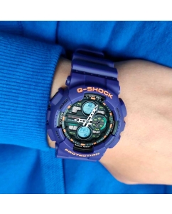 Купить Японские наручные часы Casio G-SHOCK GA-140-6AER с хронографом  в E-mobi
