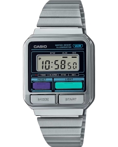 Купить Японские наручные часы Casio Vintage A120WE-1A с хронографом  в E-mobi