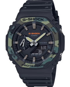 Купить Японские наручные часы Casio G-SHOCK GA-2100SU-1AER с хронографом  в E-mobi