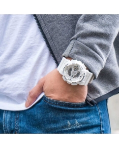 Купить Японские наручные часы Casio G-SHOCK GA-110MW-7A с хронографом  в E-mobi