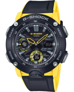 Купить Японские наручные часы Casio G-SHOCK GA-2000-1A9ER с хронографом  в E-mobi