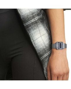 Купить Японские наручные часы Casio Vintage A100WE-7B с хронографом  в E-mobi