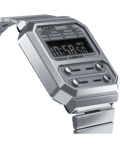 Купить Японские наручные часы Casio Vintage A100WE-7B с хронографом  в E-mobi