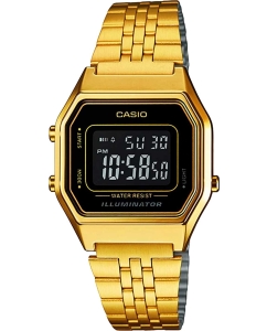 Купить Японские наручные часы Casio Vintage LA680WGA-1B с хронографом  в E-mobi