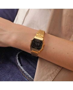 Купить Японские наручные часы Casio Vintage LA680WGA-1B с хронографом  в E-mobi