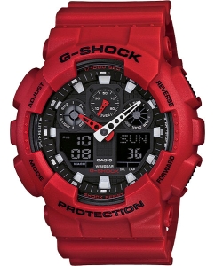 Купить Японские наручные часы Casio G-SHOCK GA-100B-4A с хронографом  в E-mobi