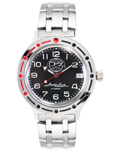 Купить Российские механические наручные часы Восток Амфибия 420867  в E-mobi