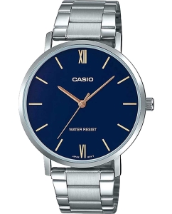 Купить Японские наручные часы Casio Collection MTP-VT01D-2B  в E-mobi