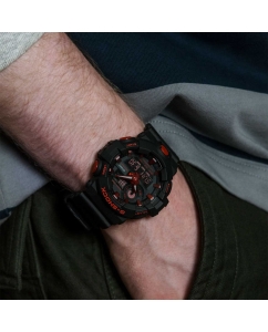 Купить Японские наручные часы Casio G-SHOCK GA-700BNR-1A с хронографом  в E-mobi