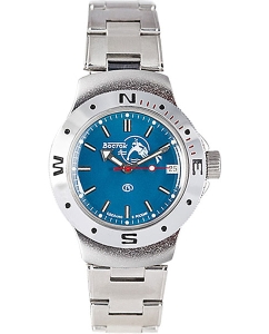 Купить Российские механические наручные часы Восток Амфибия 60059  в E-mobi