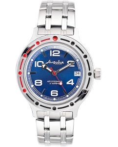 Купить Российские механические наручные часы Восток Амфибия 420432  в E-mobi