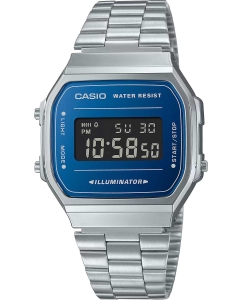 Купить Японские наручные часы Casio Vintage A168WEM-2B с хронографом  в E-mobi