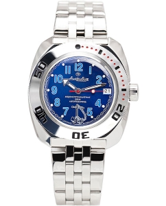 Купить Российские механические наручные часы Восток Амфибия 710382  в E-mobi