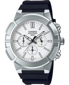 Купить Японские наручные часы Casio Collection MTP-E500-7A с хронографом  в E-mobi