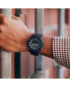 Купить Японские наручные часы Casio G-SHOCK GA-2100RC-1A с хронографом  в E-mobi