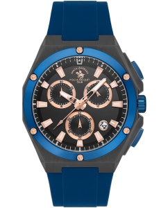 Купить Наручные часы Santa Barbara Polo &amp; Racquet Club SB.1.10578-3 с хронографом  в E-mobi
