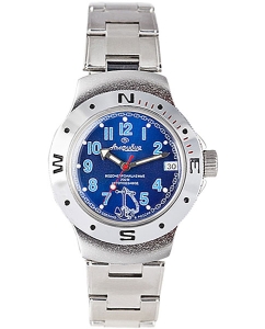 Купить Российские механические наручные часы Восток Амфибия 60382  в E-mobi