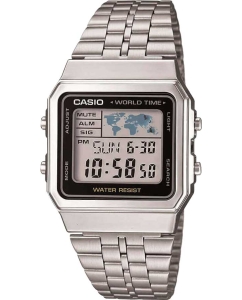 Купить Японские наручные часы Casio Vintage A-500WEA-1E с хронографом  в E-mobi