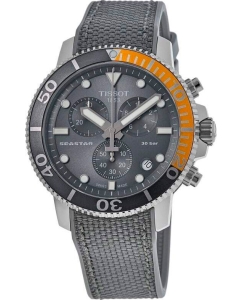 Купить Швейцарские наручные часы Tissot T-Sport Seastar T120.417.17.081.01 с хронографом  в E-mobi