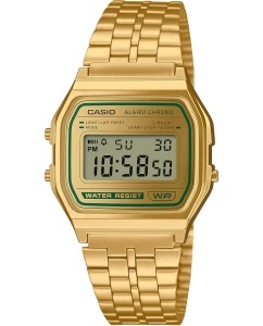 Купить Японские наручные часы Casio Vintage A158WEGV-9A с хронографом  в E-mobi