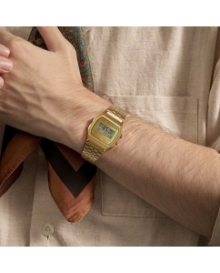 Купить Японские наручные часы Casio Vintage A158WEGV-9A с хронографом  в E-mobi