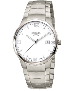 Купить Титановые наручные часы Boccia Titanium 3656-01  в E-mobi