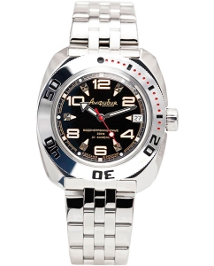 Купить Российские механические наручные часы Восток Амфибия 710335  в E-mobi