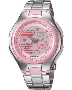 Купить Японские наручные часы Casio Collection LCF-10D-4A с хронографом  в E-mobi