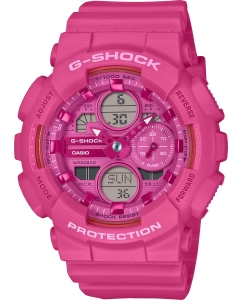 Купить Японские наручные часы Casio G-SHOCK GMA-S140PP-4A с хронографом  в E-mobi