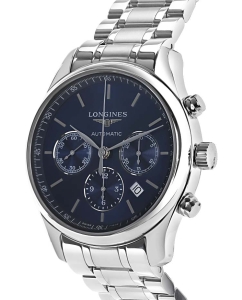 Купить Швейцарские механические наручные часы Longines L2.759.4.92.6 с хронографом  в E-mobi