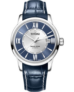 Купить Швейцарские механические наручные часы Titoni 83538-S-ST-580  в E-mobi
