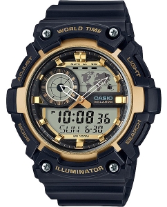 Купить Японские наручные часы Casio Collection AEQ-200W-9A с хронографом  в E-mobi